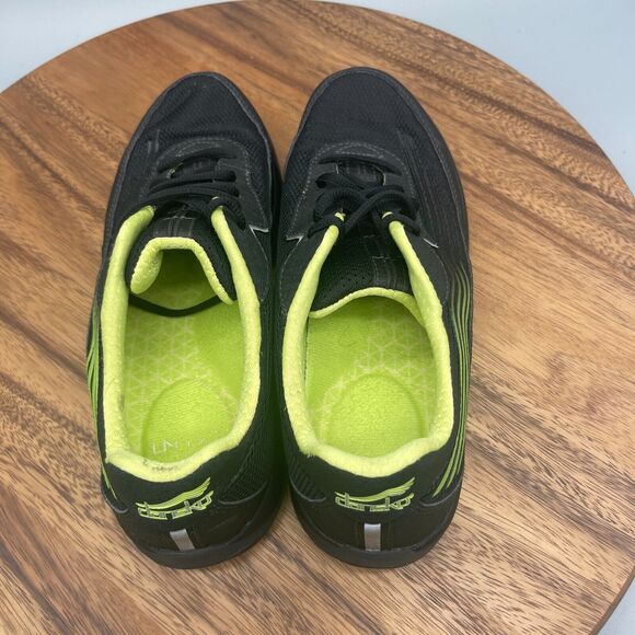 Dansko Comfort Shoes Womens Size 6.5 / 37 Black Green Trainers Comfort Walking - Picture 5 of 8